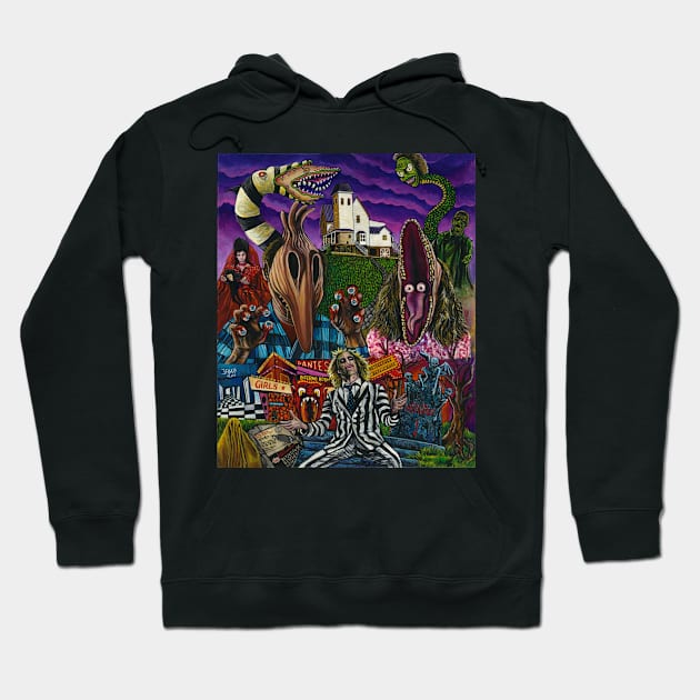 Beetlejuice Hoodie by Horrorart